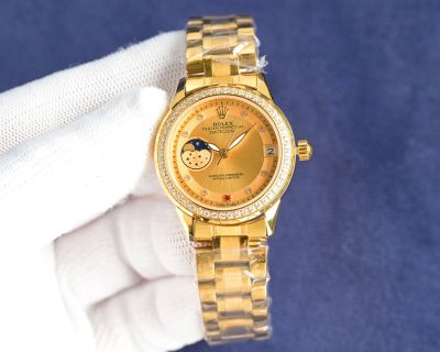 Rolex Datejust Call8217 Movement MOP Gold/White Face 316L Steel Women Watch